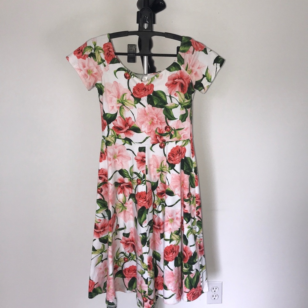 🌺 AMERICAN APPAREL floral skater dress 🌺